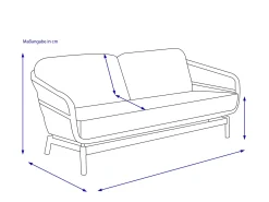 Lounge-Set OSSBY Loungemöbel|Loungemöbel
