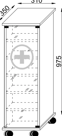 Online Medizinschrank NILASU Medizinschränke|Medizinschränke