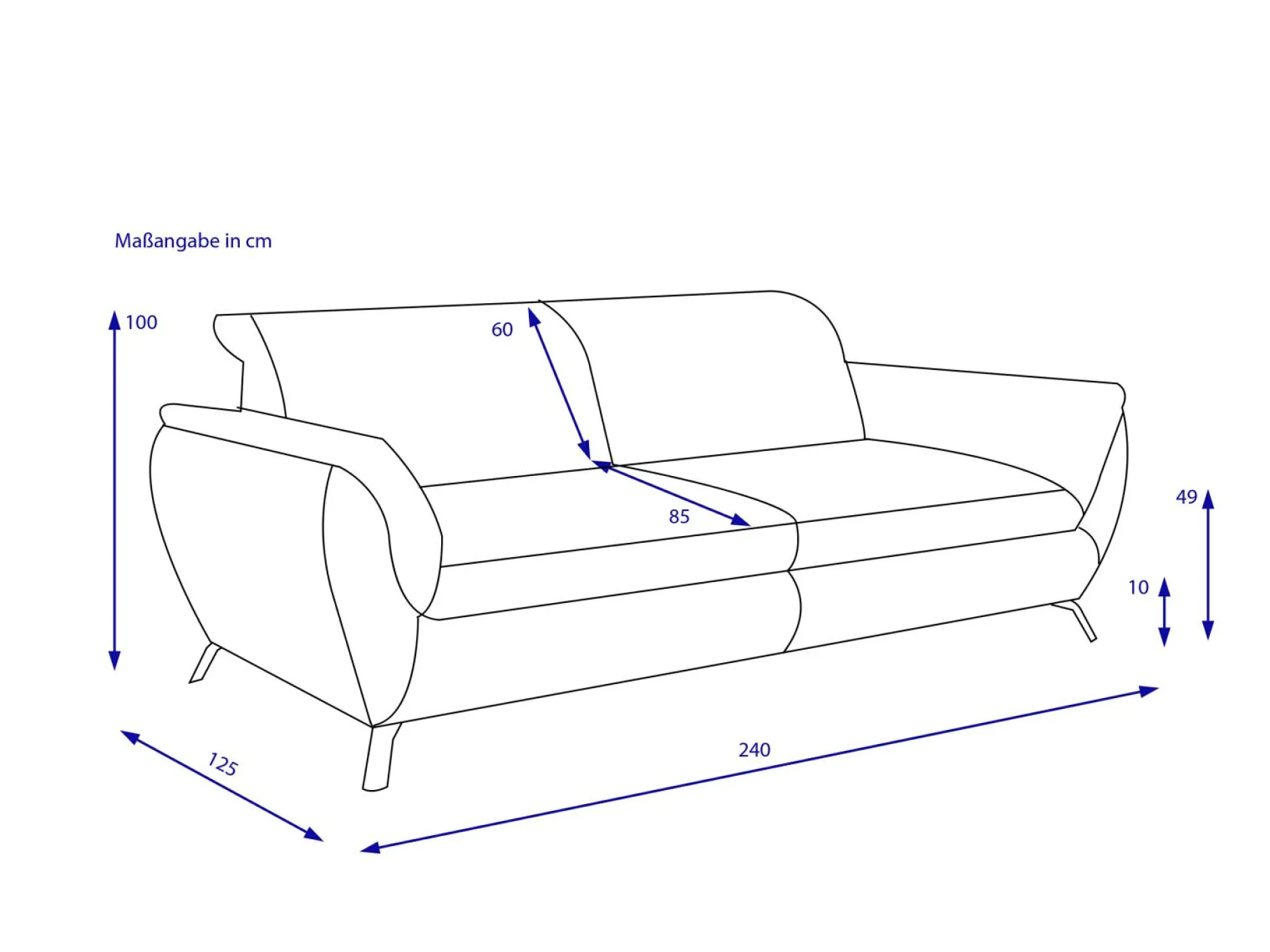 Online Megasofa LIVIN STRESA Megasofas