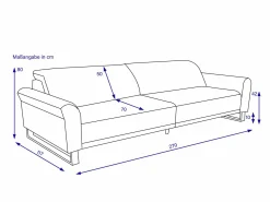Clearance Megasofa SKEDA Polstermöbel|Megasofas