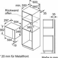 Outlet Mikrowelle BFL524MB0 Einbaugeräte|Einbaugeräte
