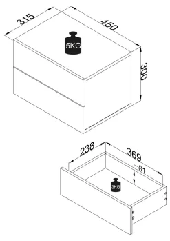Hot Nachttisch USAL Nachttische|Nachttische