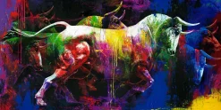 Hot Originalbild COLOURFUL BULL II Originalbilder