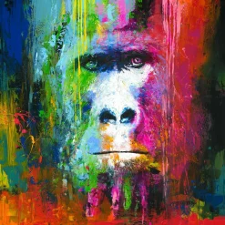Discount Originalbild COLOURFUL GORILLA Originalbilder