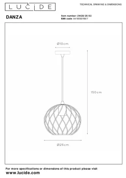 Discount Pendelleuchte DANZA Pendelleuchten|Pendelleuchten