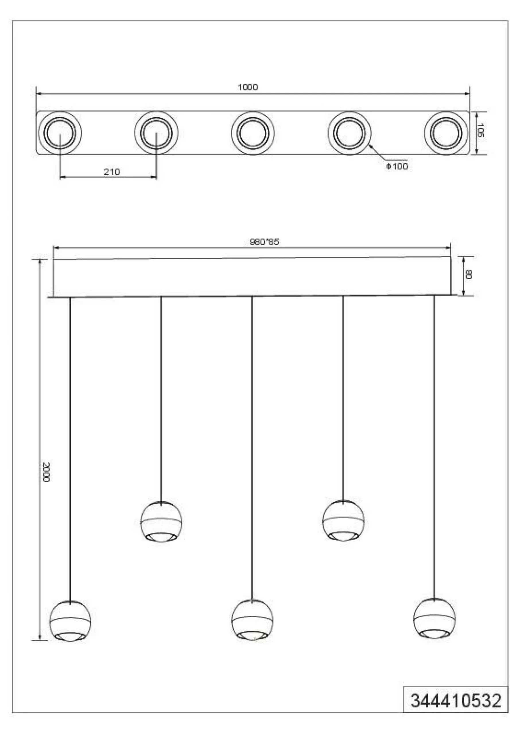 Hot Pendelleuchte ORBIT Pendelleuchten|Pendelleuchten