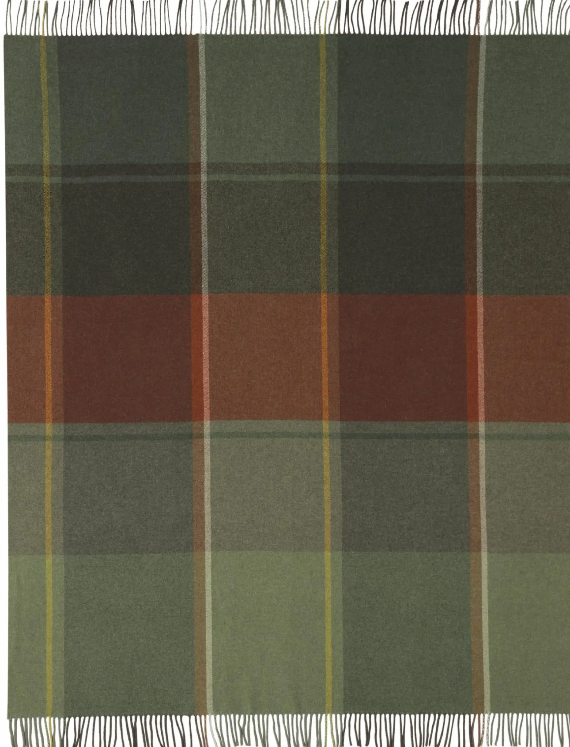 Outlet Plaid CASHMERE grün Decken|Decken & Kissen