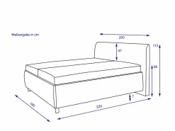 Clearance Polsterbett PALLAS Polsterbetten