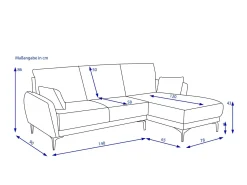 Sale Polsterecke HUGHES Polstermöbel|Polsterecken