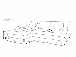 Outlet Polsterecke LIVIN STRESA Polstermöbel|Polsterecken