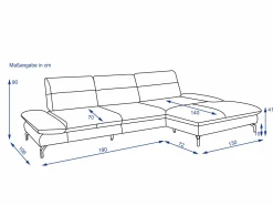 Discount Polsterecke PACIFIC Polstermöbel|Polsterecken