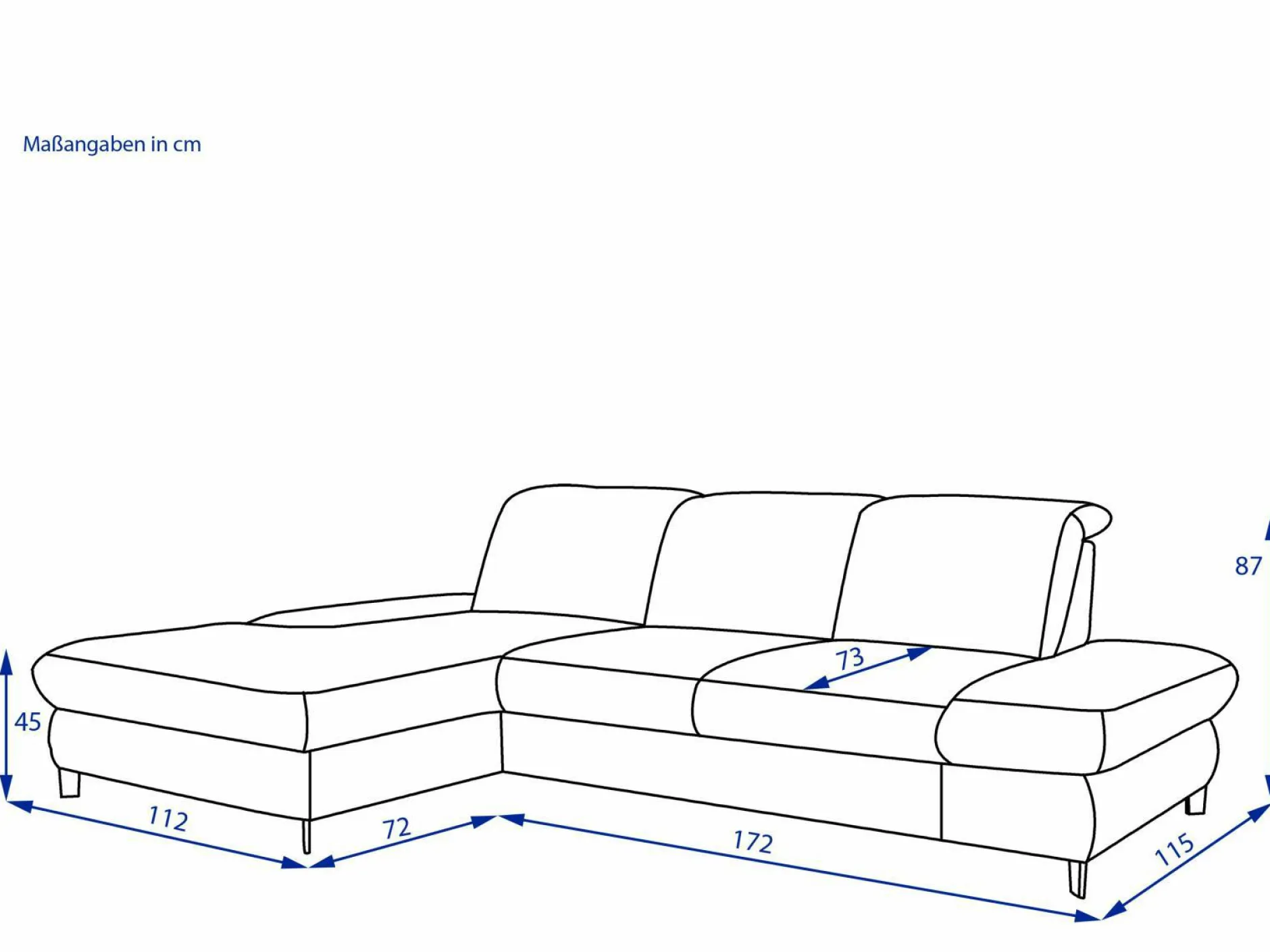 Sale Polsterecke SALVI Polstermöbel|Polsterecken