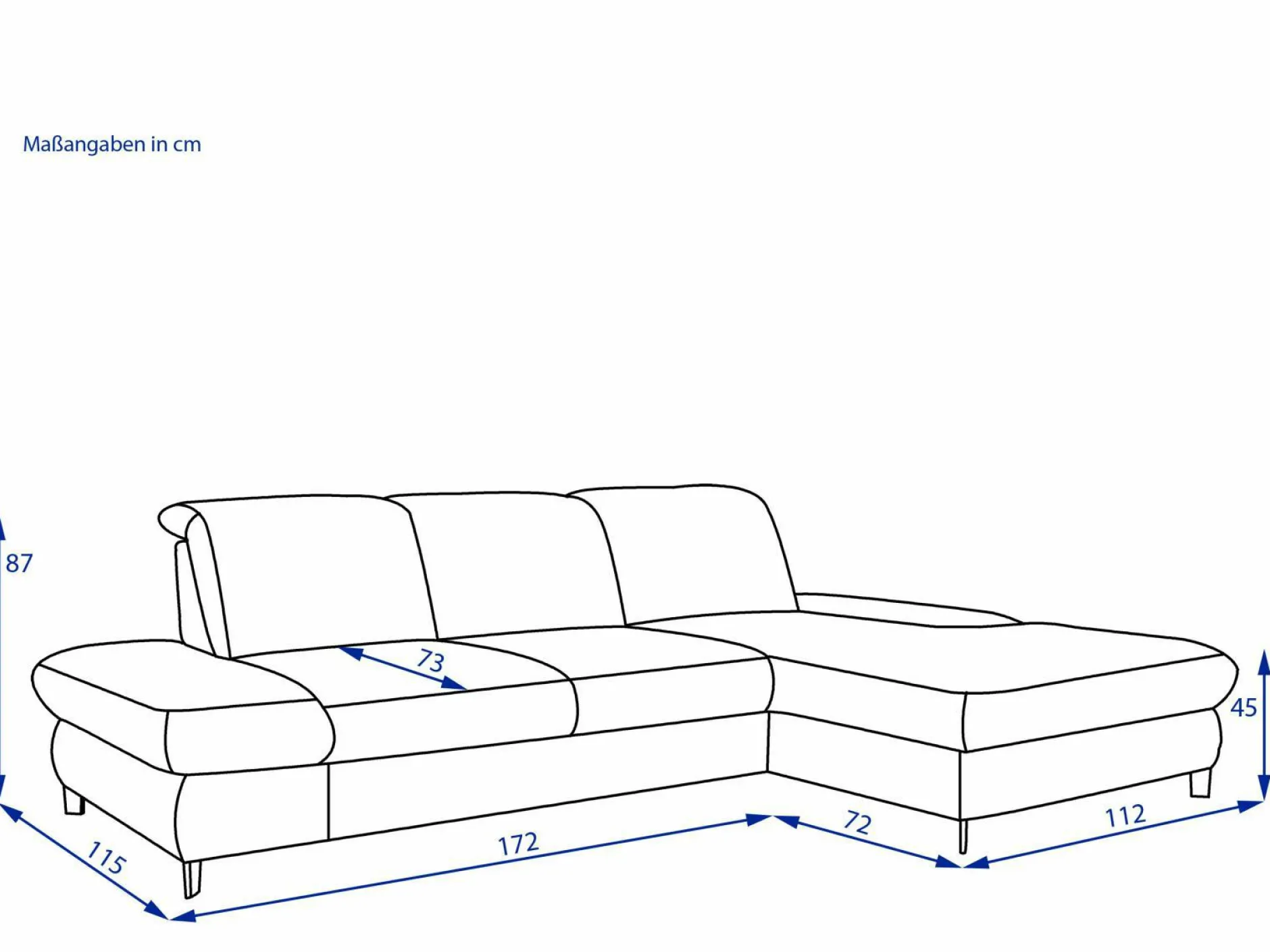 Outlet Polsterecke SALVI Polstermöbel|Polsterecken