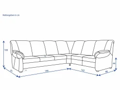Clearance Polsterecke USEDOM Polstermöbel|Polsterecken