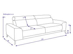 Clearance Polstergarnitur CINZIA Polstergarnituren