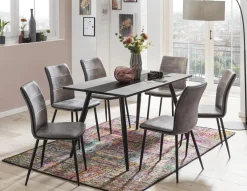 Sale Polsterstuhl CAROLINE 4er Set Polsterstühle