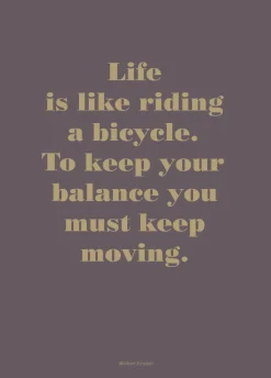 Poster Board LIFE IS LIKE Poster & Drucke|Holzbilder