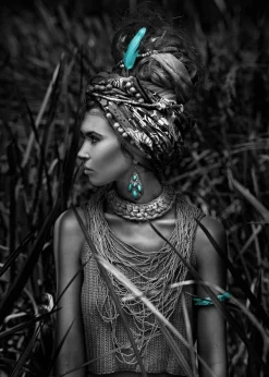 Clearance Poster IN THE BUSH BLUE Poster & Drucke|Kunstdrucke