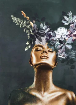 Outlet Posterboard GOLD COUTURE 2 Holzbilder|Bilder