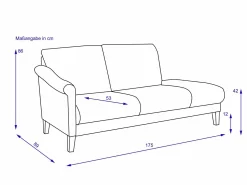 Online Recamiere LUMINARA-B Einzelsofas