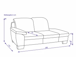 New Recamiere GIANNA Einzelsofas