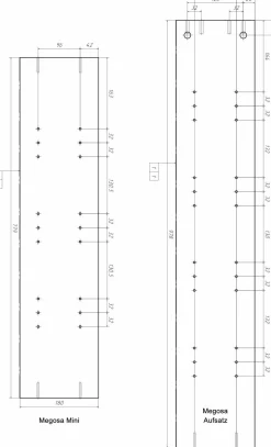 New Regal MEGOSA Maxi Regale & Raumteiler