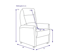 Best Relaxsessel JUTTA Sessel|Fernseh- & Relaxsessel