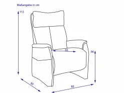 Outlet Relaxsessel KIERAN PLUS Sessel|Fernseh- & Relaxsessel
