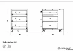 Outlet Rollcontainer Genua Container|Container