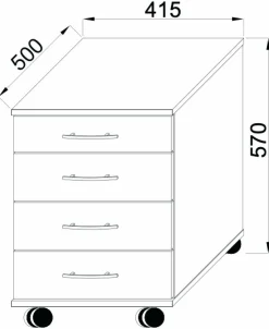 Sale Rollcontainer LONA MINI Container|Container