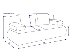 Hot Schlafsofa RACHA Schlafsofas|Schlafsofas