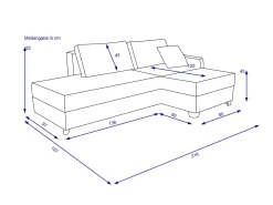 Outlet Schlafsofa JANESVILLE Schlafsofas|Schlafsofas