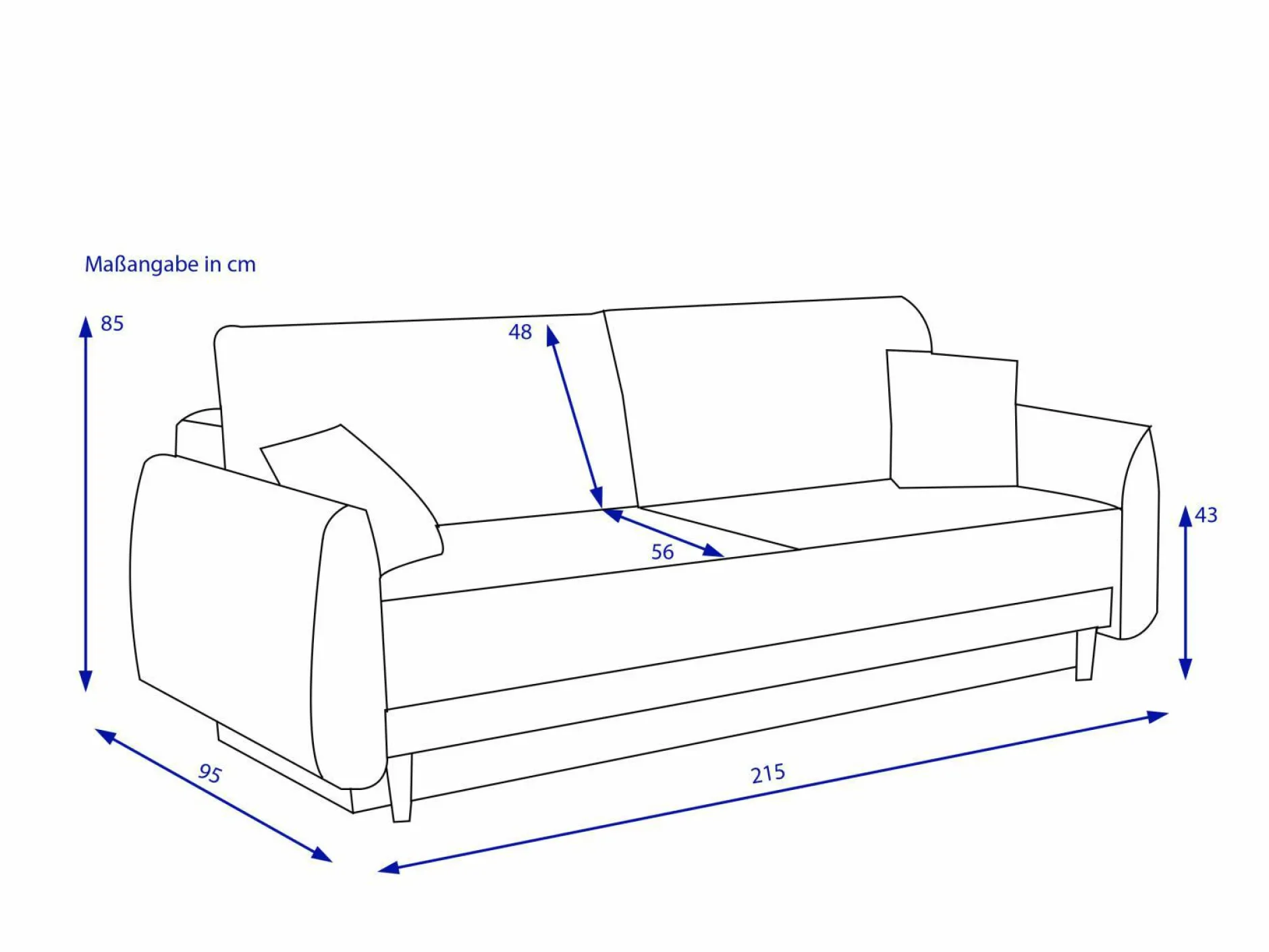 Clearance Schlafsofa STEPHANIE Schlafsofas|Schlafsofas