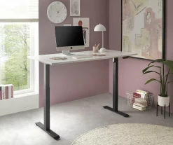 Discount Schreibtisch BIRCHES Höhenverstellbare Schreibtische|Schreibtische