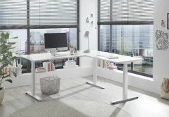 Discount Schreibtisch BIRCHES Höhenverstellbare Schreibtische|Schreibtische