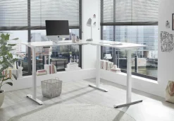 Discount Schreibtisch BIRCHES Höhenverstellbare Schreibtische|Schreibtische