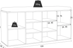 Schuhbank HINSOL Schuhschränke|Schuhschränke