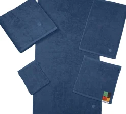 Online Seiftuch VITA denim Waschhandschuhe