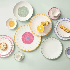 Discount Servierplatte FLEUR couleur Servierplatten