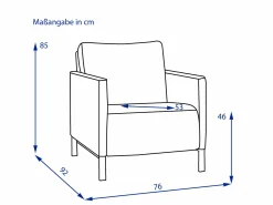 Best Sessel MODENA 220 Einzel- & Loungesessel