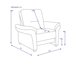 Outlet Sessel RECITA Einzel- & Loungesessel