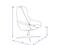 Best Sessel 586 Einzel- & Loungesessel