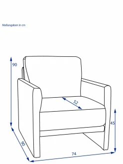 Hot Sessel CARA Polstermöbel|Einzel- & Loungesessel