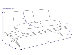 New Sitzbank 2-sitzig SCHWOF Bänke|Bänke