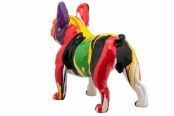 Sale Skulptur BUNTE BULLDOGGE Dekoration