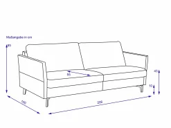 Best Sofa 2,5 Sitzer CLASSICS 990 Einzelsofas