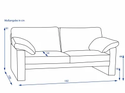 Sale Sofa 2,5 Sitzer CLASSICS 300 Einzelsofas
