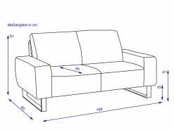 New Sofa 2 Sitzer IMANI Polstermöbel|Einzelsofas