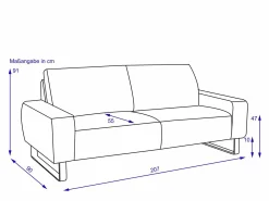 Sale Sofa 3 Sitzer IMANI Polstermöbel|Einzelsofas