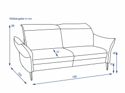 Online Sofa 2,5 Sitzer MIRUM Einzelsofas